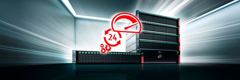 Seien Sie mit den FUJITSU Storage ETERNUS AF Lösungen immer auf der Überholspur.