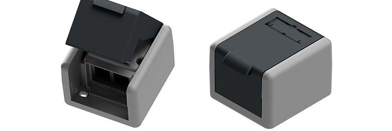 Die Dose für EasyLan-Module der Serien preLink und fixLink ermöglicht laut Hersteller eine einfache, schnelle und flexible Installation.