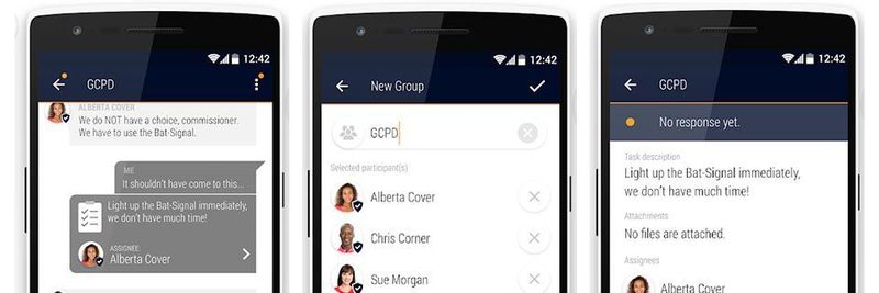 In der TrustCase-App wird jede Nachricht vom Sender zum Empfänger Ende-zu-Ende verschlüsselt.