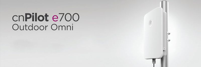 Der cnPilot e700 erträgt Wasser und Temperaturen zwischen -40 und 65 °C.