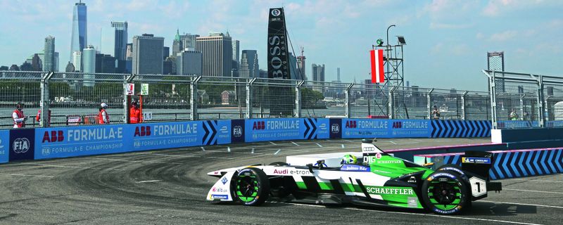 Lucas di Grassi beim Formel-E-Finale in New York.