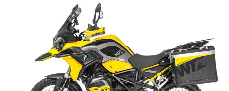 Die Optik der World Travel Edition ist geprägt durch ein eigenständiges Touratech Design.
