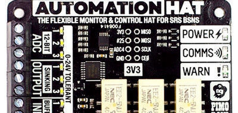 Raspberry Pi in der Industrie: Erweiterungsplatine Automation-HAT PIM213