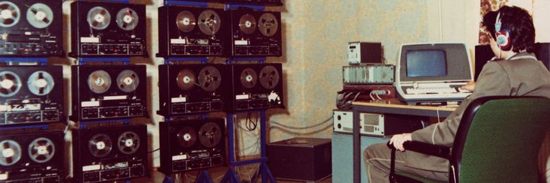 Hauptamtlicher Stasi-Mitarbeiter am Abhörstützpunkt um 1980