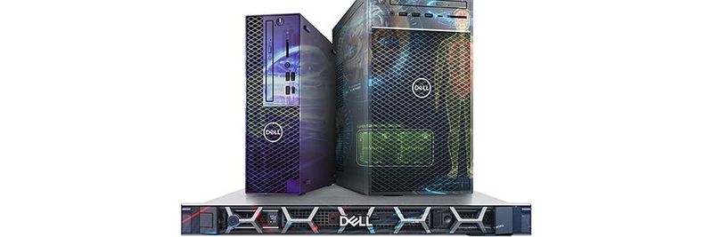 Dell setzt auf Kompaktheit. Die neuen Workstations (hier die Precision-3000-Familie) sollen mehr Leistung bei geringerem Platzbedarf bieten.