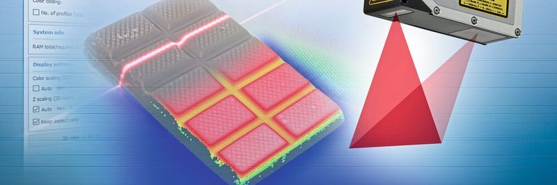 Durch die Integration eines modernen Laser-Scanners von Micro-Epsilon in die Fertigungslinie lassen sich verschiedene Schokoladenprodukte mittels berührungsloser Highspeed-Messung effizient und in Echtzeit auf geometrische Merkmale kontrollieren.