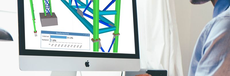 Baufortschritt anhand eines BIM-Modells Foto: pixabay (gemeinfrei; CC0) / Retusche: INSITE IT