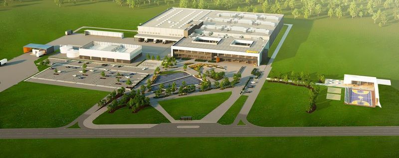 Energieeffizient und mit großem Sportcenter für die Mitarbeiter: So soll das Konzept des neuen Elektronikwerks sein.