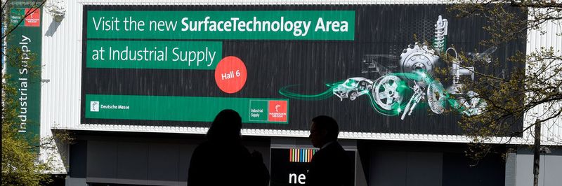 Die Oberflächentechnik hat ihren Platz auf der Hannover Messe im Rahmen der Industrial Supply gefunden.