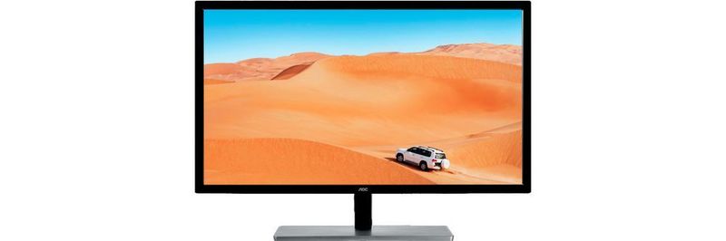 Beim günstigen 31,5-Zöller AOC Q3279VWFD8 kommt ein IPS-Panel mit WQHD-Auflösung zum Einsatz.