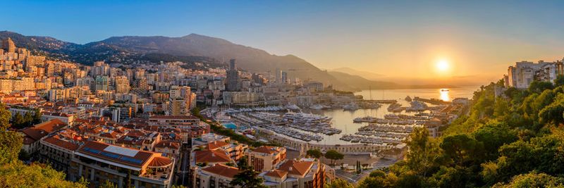 Der monegassische Stadtbezirk Monte-Carlo
