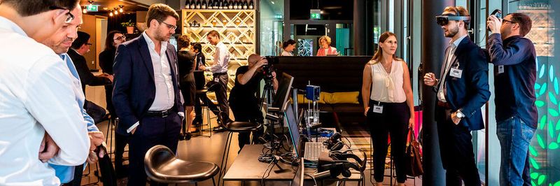 Fotoimpressionen vom Next Industry-ExpertTalk „Challenge Industrial AR/VR“ in Stuttgart.