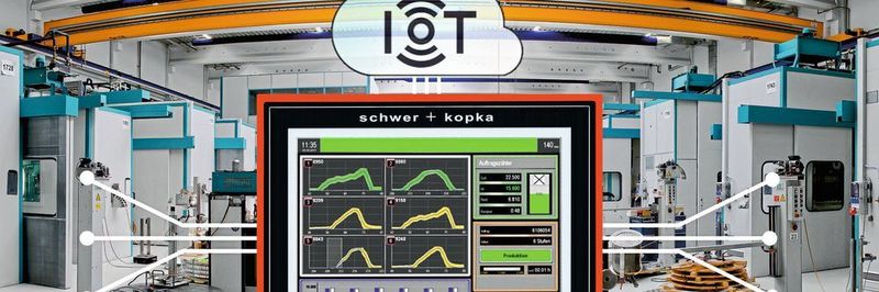 Wer Industrie 4.0 Daten erfassen und auswerten möchte, muss sich um eine praktikable Handhabung der Daten kümmern und kommt um eine Vernetzung der Produktionsanlagen nicht herum.