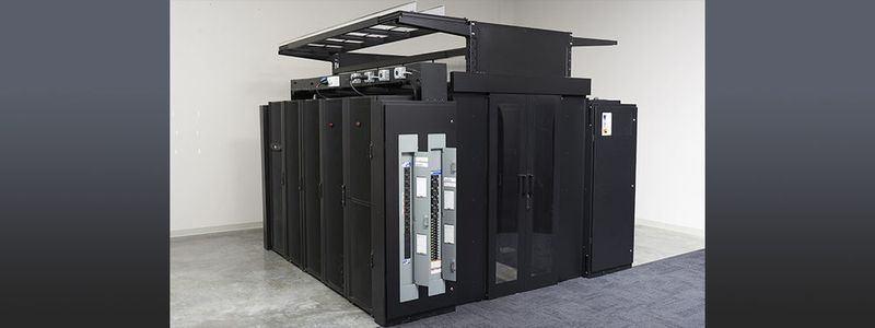 „Hyper-Pod“-Module von Schneider Electric im Customer Solution Center von Dell Technologies.