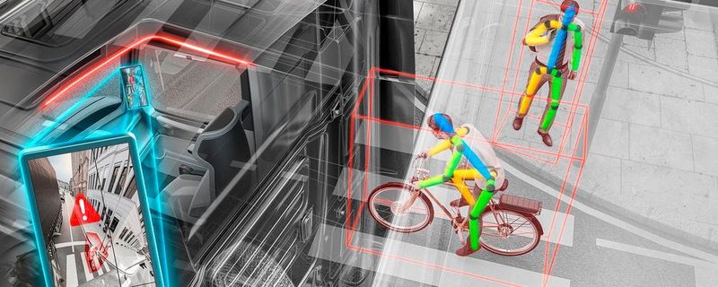 Continental setzt künftig auf künstliche Intelligenz, um das Verhalten von Fußgängern und Radfahrern sicher abzuschätzen.