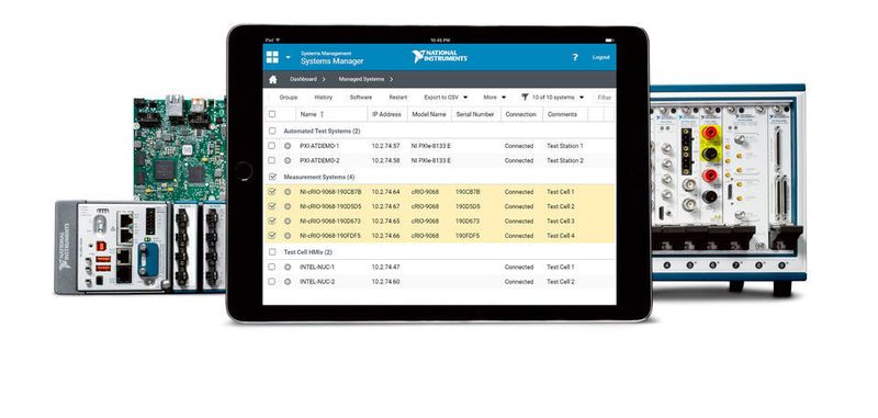 In einer vernetzten Industrie sind es vor allem die vielen Daten, die anfallen und ausgewertet werden müssen. SystemLink bietet die Möglichkeit, global verteilte Testsysteme zentral zu steuern und zu warten.