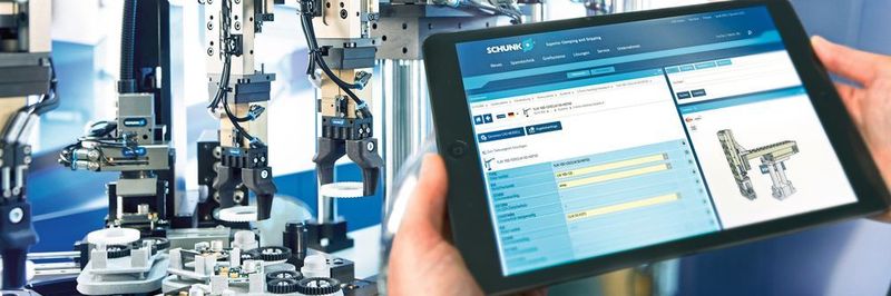 Schunk baut seine digitalen Tools rasant aus: Mit den Konfiguratoren für Greif-Schwenkeinheiten sowie für die modulare Montageautomation können Anwender ihren Konstruktions- und Montageaufwand deutlich senken.