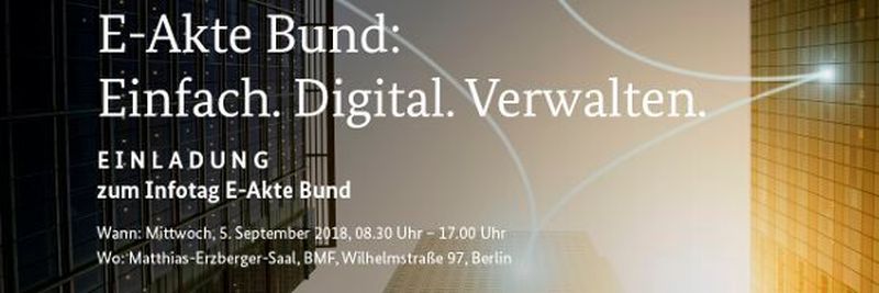 Das Bundesinnenministerium informiert zur elektronischen Akte