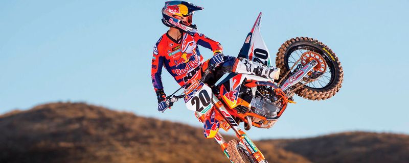 Motorex unterstützt KTM im Bereich Motorsport.