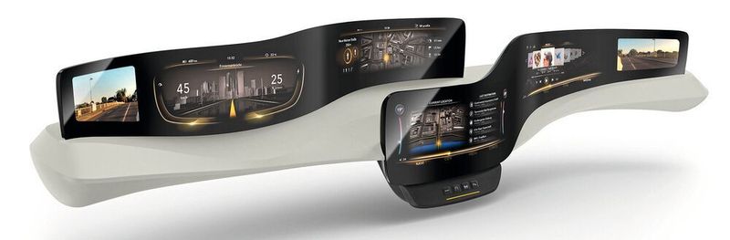 Die Instrumententafel der Zukunft: Morphing Controls im automobilen Innenraum.