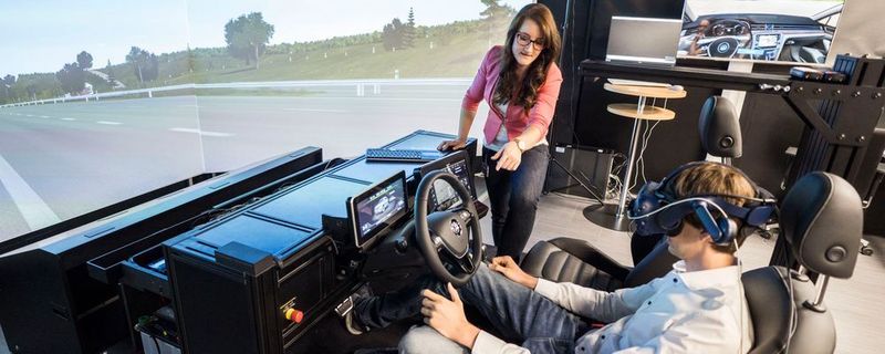 In der Elektronik-Entwicklung von Volkswagen kommt natürlich auch Virtual Reality zum Einsatz.