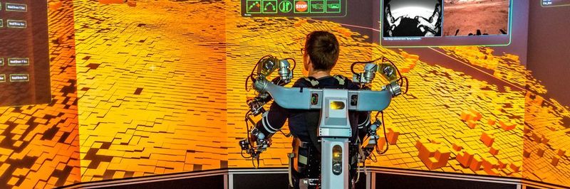Telepräsenz und Leitstand am DFKI Robotics Innovation Center.
