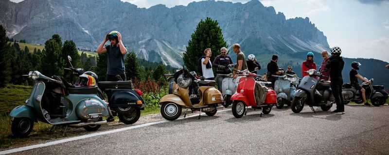 Über die Dolomiten ging es für die Gruppe bis nach Vicenza.