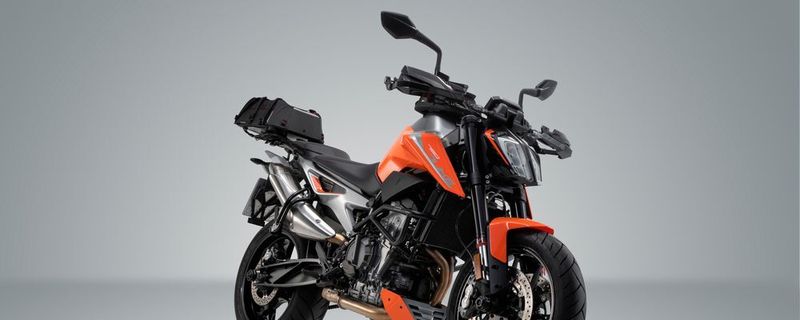 SW-Motech verwandelt die KTM 790 Duke in ein Reisemobil.