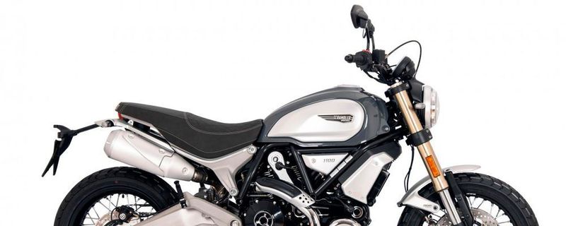 Auch die Ducati Scrambler 1100 bekam ein neues Zubehörset spendiert.