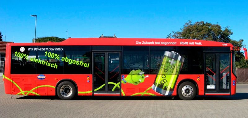 Ein Elektrobus von Eurabus: Die BMZ Group liefert dafür Batteriesysteme im Wert von 200 Millionen Euro.