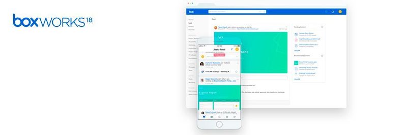 Box Feed präsentiert die neuesten Kommentare und Updates zu Dateien und Ordnern, an denen eine Person aktuell arbeitet.