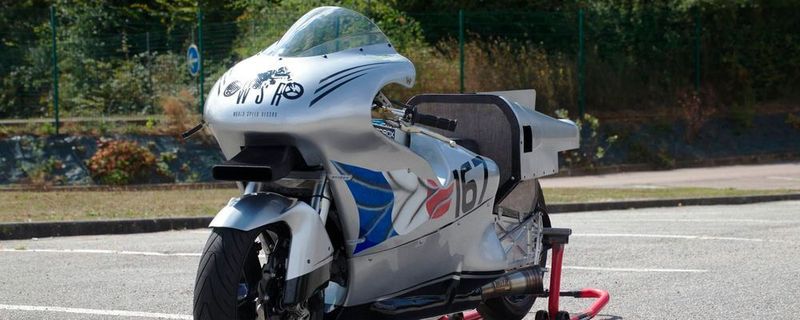 Mehrere FIM Geschwindigkeitsrekorde sollen mit diesem Bike gebrochen werden.