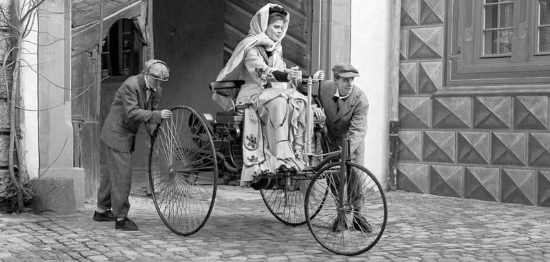 Gilt als Urknall des Automobils: Der Benz Patent-Motorwagen Nummer 1 aus dem Jahr 1886.
