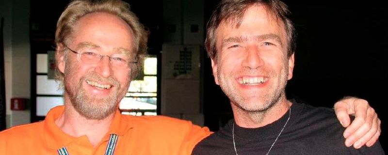 Reiner H. Nitschke und Herbert Schwarz (re.).