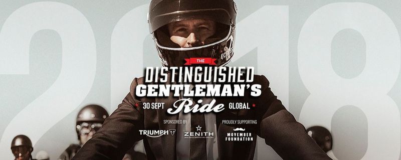 Am 30. September findet der Distinguished Gentleman’s Ride statt.