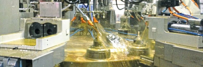 Innenansicht der Imoberdorf-Rundtaktmaschine: bei der Konzeption der Maschine war die Rüstfreundlichkeit ein entscheidendes Kriterium im Lastenheft bei Winkhaus.