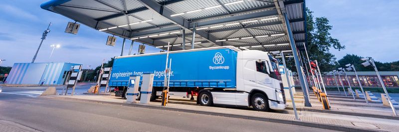 Digital gesteuerte Werktore: die neue, digital vernetzte Logistik bei Thyssenkrupp Steel in Duisburg.