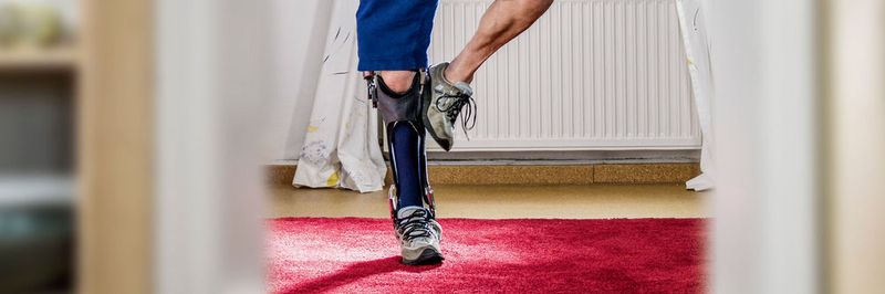 Die Beinorthese C-Brace im Einsatz