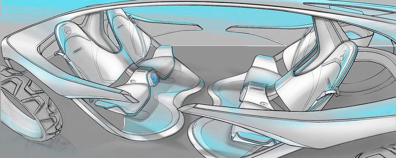 Studenten der Hochschule Reutlingen arbeiten ein Semester lang mit dem Automobilzulieferer Fischer Automotive Systems am Innenraum der Zukunft.