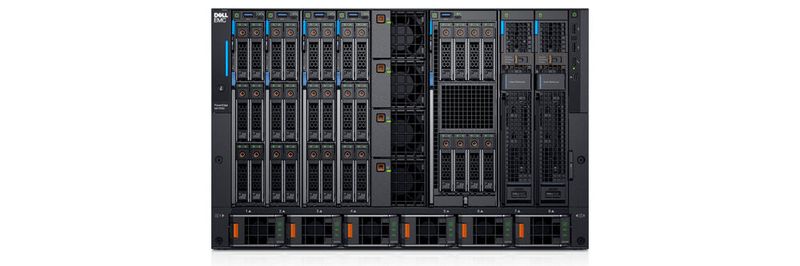 Für das Blade-System Poweredge MX gibt es von Dell EMC neben dem Chassis MX7000 derzeit zwei verschiedene Server-Blades mit zwei oder vier CPUs, einen Storage-Einschub und diverse Netzwerk-Komponenten.
