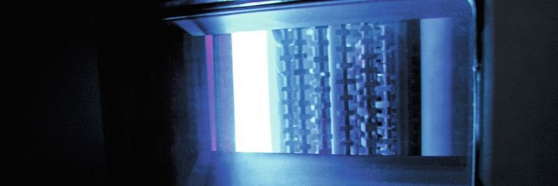 Blick in ein HIPIMS-Plasma: Das weiterentwickelte Sputterverfahren wird für die Beschichtung von Präzisionswerkzeugen immer beliebter.