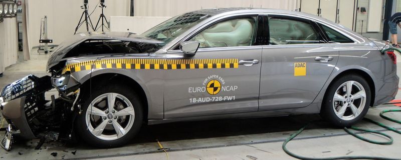 Der Audi A6 schnitt in der Euro-NCAP-Bewertung sehr gut ab: Die Verbraucherschützer vergeben fünf Sterne und damit die höchste Wertung.