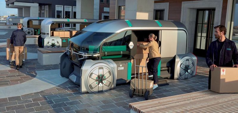 Mit dem EZ-Pro will Renault die Warenanlieferung vor allen Dingen effizienter und umweltfreundlicher gestalten und gleichzeitig die Stadtbewohner als auch die Auslieferungsfahrer entlasten.