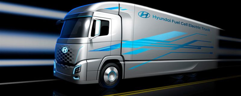Hyundai hat mit dem schweizer Unternehmen H2 Energy bereits einen Abnehmer für seine in Hannover vorgestellte Studie eines Brennstoffzellen-Lkw.