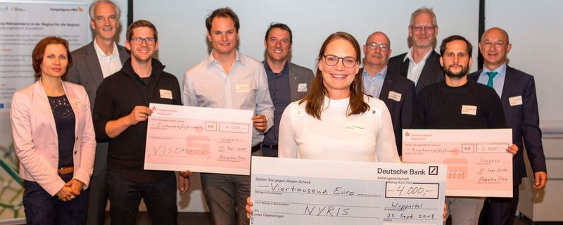 Zum Abschluss des „Automotive Pitch“ vergaben die Unternehmens-Juroren an drei Startups Geldpreise für die beste Präsentation.