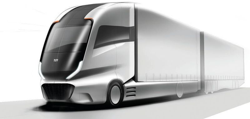 Wissenschaftler der TUM haben im Projekt „Truck2030“ ein Konzept für den Lkw der Zukunft erarbeitet.