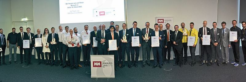 The winners of the MM Award at the AMB.