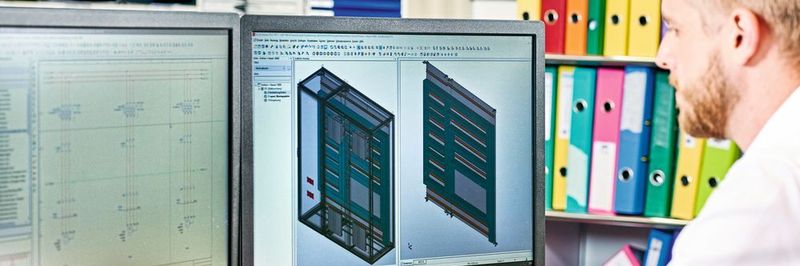 Im Einsatz für das Projektengineering: Eplan Electric P8 Professional und Eplan Pro Panel Professional.