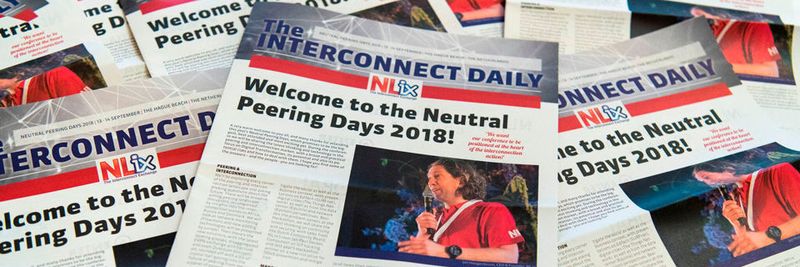 Die Bilanz der zweitägigen Neutral Peering Days 2018: 22 Sponsoren, 34 Sprecher, 450 Besucher.