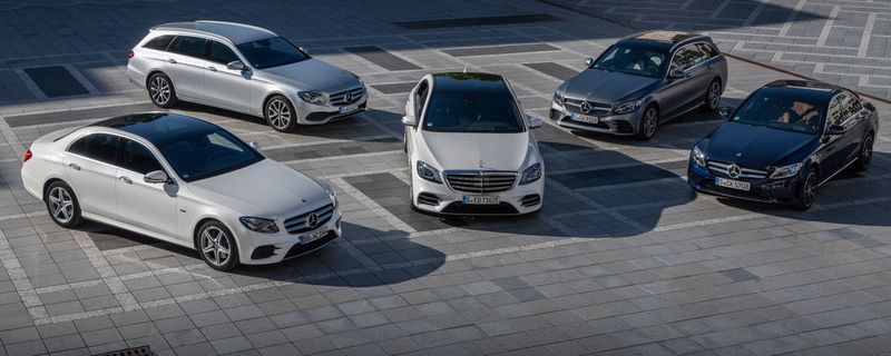 Mercedes präsentiert seine elektrifizierten Modelle.
